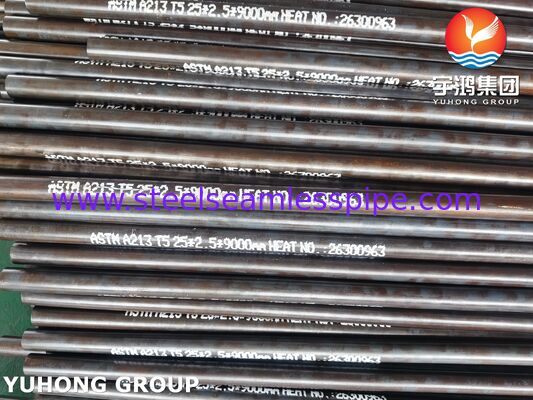 لوله بدون درز فولاد آلیاژی ASTM A213 T5، لوله مبدل حرارتی برای صنعت نفت و گاز