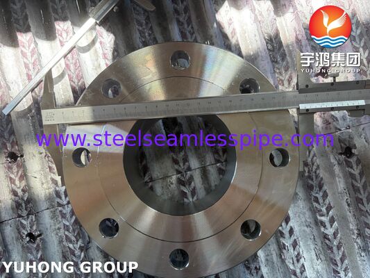 ASTM A182 F51 Duplex Stainless Steel Weld Neck RF Flange for Pressure Piping
