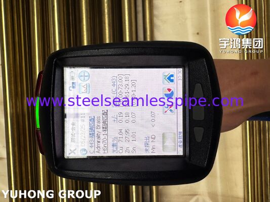 ASTM B111 C44300 Admiralty Brass Precision U Bend Tube برای کانسدرها و مبادلات گرما