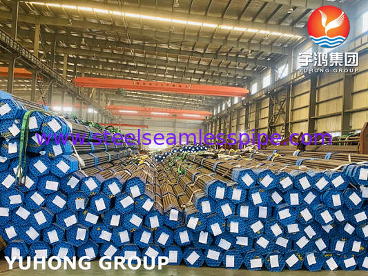 لوله های فولادی بدون دنده 12Cr1MoVG (12Х1МФ) ، تولید بر اساس TU 14-3R-55-2001 و GB/T 5310 برای دیگ های فشار بالا و مبادلات گرما شیل و لوله
