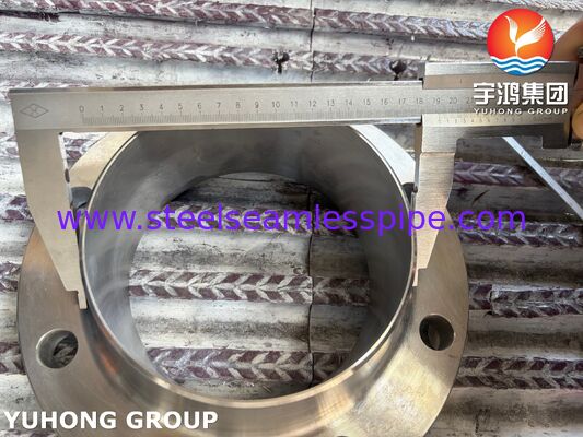 ASTM A182 F51 فلنج UNS S31803 فلنج دو طرفه فولاد جوش گردن فلنج WNRF جعل شده