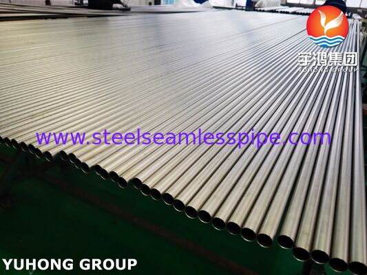 لوله های تیتانیومی بدون درز ASME SB338 UNS R50400 برای کندانسورها و مبدل های حرارتی