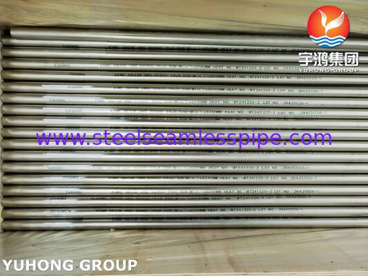 لوله های تیتانیومی بدون درز ASME SB338 UNS R50400 برای کندانسورها و مبدل های حرارتی