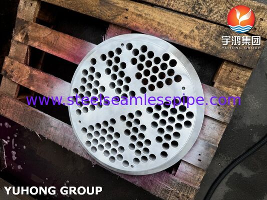 ASME SA240 SS304 شیک لوله مبدل گرما دقیق CNC-حفر شده برای خدمات پتروشیمی مقاوم به خوردگی