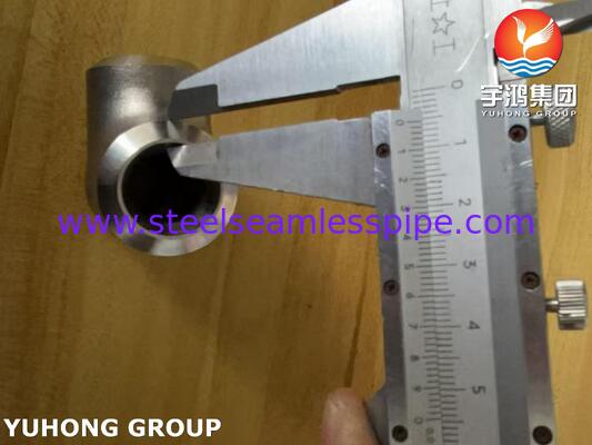 اتصالات ASTM B366 WPNCMC UNS N06625 / آلیاژ نیکل اینکونل 625 سه راهی اتصالات ASME B16.5