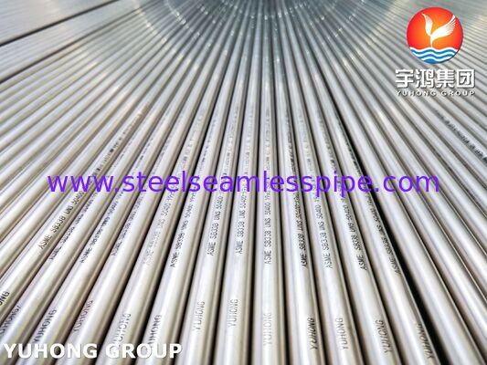 ASTM B338 Grade 2 Titanium Seamless Tube UNS R50400 for Heat Exchangers with Bright Annealed Surface