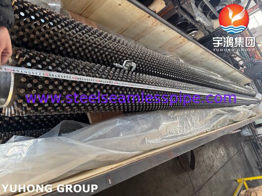 لوله های گل میخی ASTM A335 P22 برای بازیابی گرمای زباله