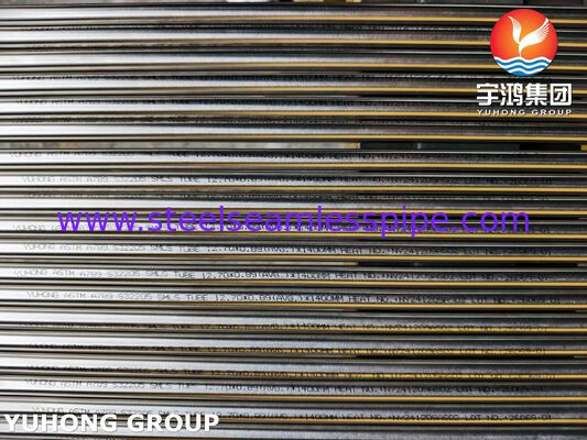 لوله فولادی ضد زنگ دوفاز ASTM A789 S32205 برای بسته‌های لوله مبدل حرارتی