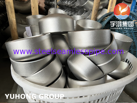 ASTM A403 WP316L فولاد ضد زنگ Butt Weld Cap ASME B16.9 برای لوله های صنعتی