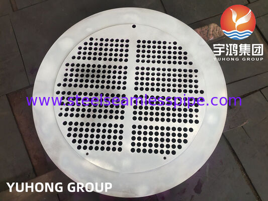 صفحه لوله فولاد ضد زنگ F304L برای مبادله گرما