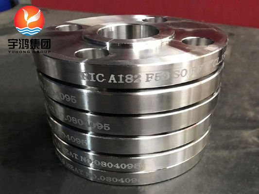 ASTM A182 F53 UNS S32750 SUPER DUPLEX STEEL FLANGE فورج B16.5