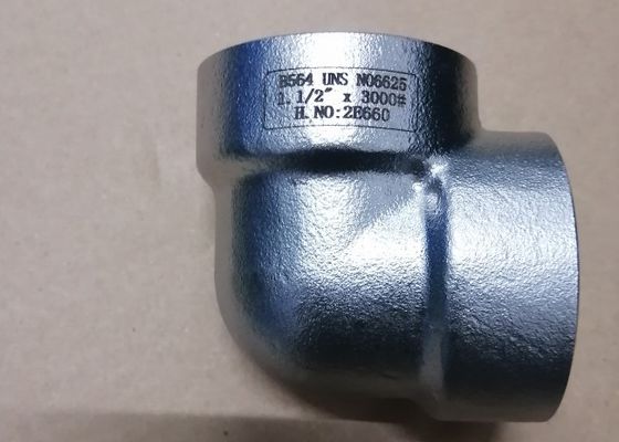 سه راهی Astm B564 Uns N06625 Asme B16.11 Inconel Elbow Reducer