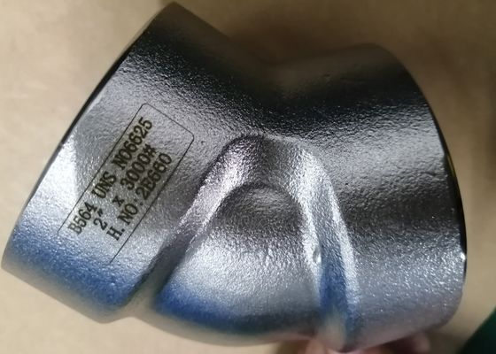 سه راهی Astm B564 Uns N06625 Asme B16.11 Inconel Elbow Reducer