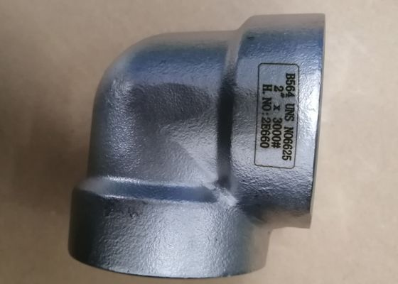 سه راهی Astm B564 Uns N06625 Asme B16.11 Inconel Elbow Reducer