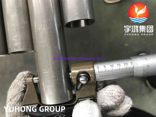 ASME SB163 UNS N04400 / Monel 400 لوله آلیاژ نیکل بی درهم برای مبادله گرما