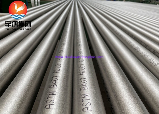 ASME SB407 Incoloy 800H / UNS N08810 لوله بی سیم فلز آلیاژ نیکل