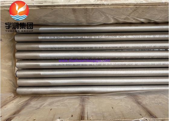 ASME SB407 Incoloy 800H / UNS N08810 لوله بی سیم فلز آلیاژ نیکل