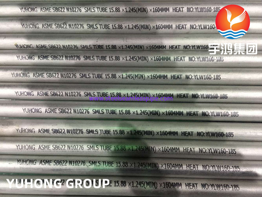 ASME SB622 UNS N10276 لوله آلیاژ نیکل ، لوله بدون درز Hastelloy C276