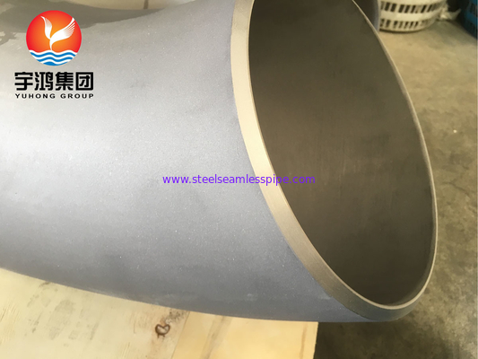 ASTM B366 مونل 400 / UNS N04400 آرنج 90 درجه نیکل آلیاژ فولاد Buttweld