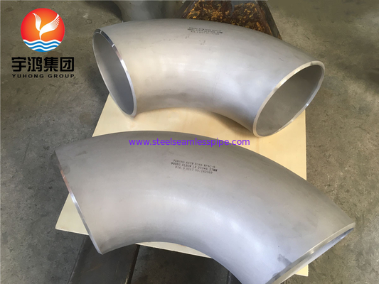 ASTM B366 مونل 400 / UNS N04400 آرنج 90 درجه نیکل آلیاژ فولاد Buttweld