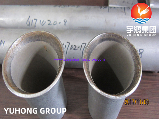 لوله های بدون درز فولادی ضد زنگ NACE MR-0175 / 0103 مقاومت در برابر خوردگی (SSC / HIC TEST)