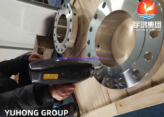 فلنج SS WNRF ASTM A182 F316L F51 S31803 2205 1.4462 F53 S32750 2507 1.4410 F55 S32760