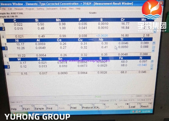فلنج SS WNRF ASTM A182 F316L F51 S31803 2205 1.4462 F53 S32750 2507 1.4410 F55 S32760