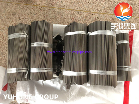 لوله موی فولادی ضد زنگ، SS304 / SS316L / SS321 لوله دارای دیواره نازک، روشن روشن یا پولیش شده