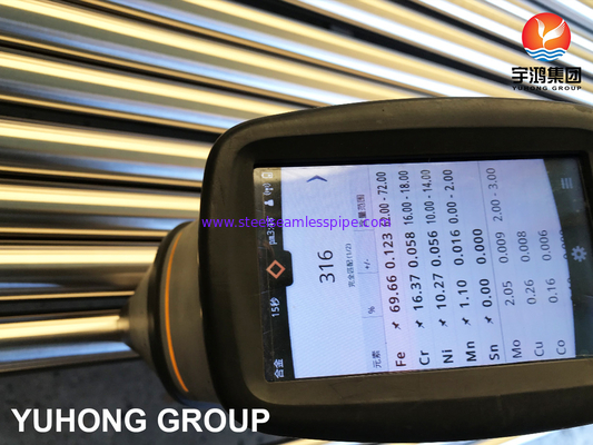 S31603 لوله بدون درز از فولاد ضد زنگ A269 TP316L