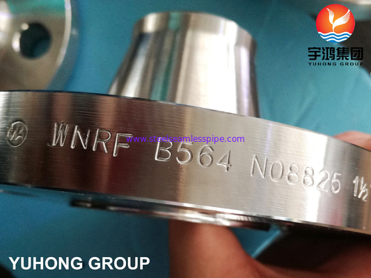 N08825 UNS WNRF FLANGE ASTM B564 INCOLOY825 B16.5