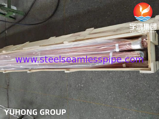 ASTM B111 / ASME SB111 TP2 UNS C12200 DHP لوله مس لوله مبادله گرما