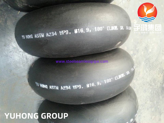 ASTM A234 WP9 180 درجه بازگشت آرنج آلیاژ فولادی