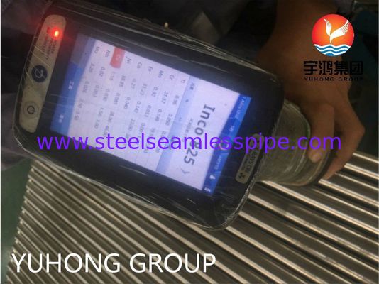 لوله بدون درز آلیاژ نیکل Incoloy 825 N08825 ASME SB163 برای مبدل حرارتی با مقاومت در برابر خوردگی