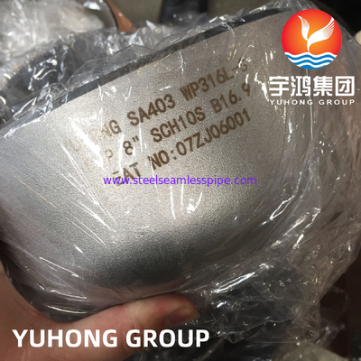 ASTM A403 WP316L 1.4404 فولادی فولادی فولادی