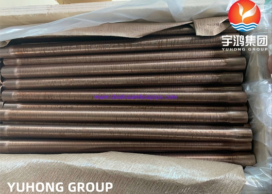 لوله های کم پره اکسترود شده ASME SB111 C70600 | لوله های مبدل حرارتی CuNi 90/10