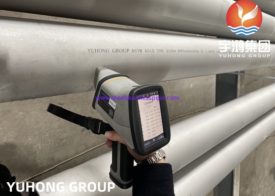 ASTM A312 UNS S31254 254SMO لوله های دریایی فولاد ضد زنگ دوگانه