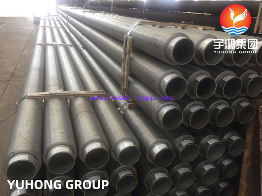 HFW لوله بالدار دنده دار ، ASTM A210 / ASME SA210 GR.A1 لوله بالدار فولاد کربن