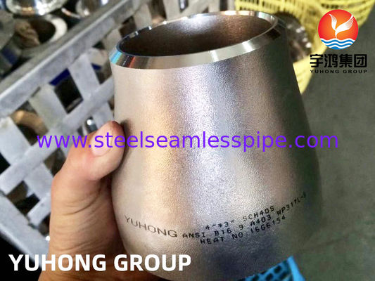 ASTM A403 WP317L فولاد ضد زنگ کاهش دهنده متمرکز
