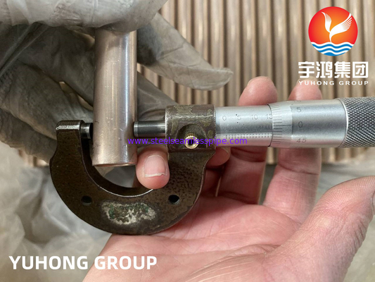 ASTM B111/ ASME SB111 C70600 لوله بدون درز آلیاژ مس و نیکل برای مبادله گرما