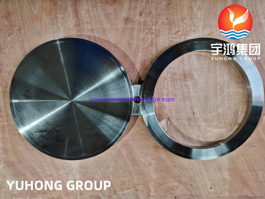 ASTM B462 HASTELLOY C276، N10276 SPECTACLE BLIND FLANGE B16.48 فرآیند جعل