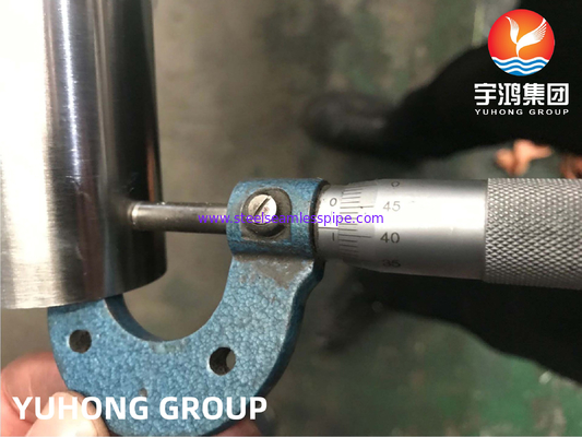 ASTM A270 TP304 لوله های مصالحه شده فولاد ضد زنگ لوله های بهداشتی برای مواد غذایی و نوشیدنی