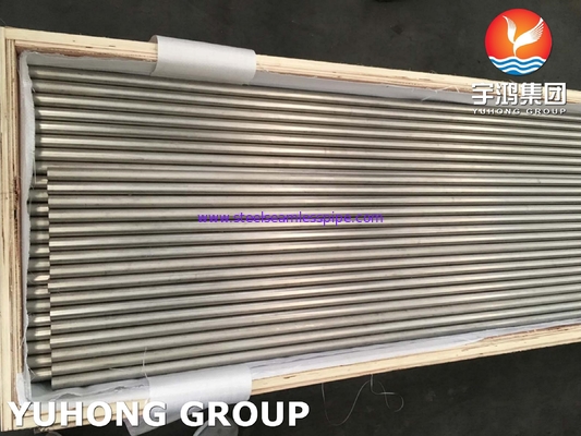 ASME SB338 GR.7 / UNS R52400 لوله مبادله گرما بدون درز از آلیاژ تیتانیوم