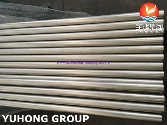ASME SB338 GR.7 / UNS R52400 لوله مبادله گرما بدون درز از آلیاژ تیتانیوم