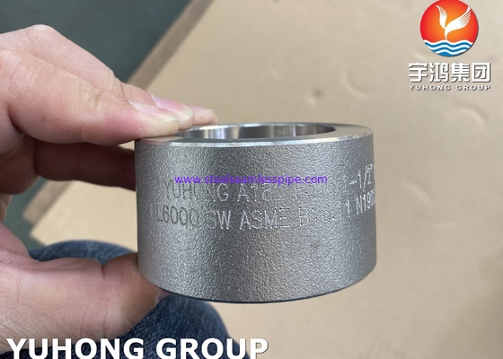 ASTM A182 F316 سوکت جوش (SW) کوپلینگ ASME B16.11 کلاس 6000