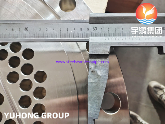 صفحه لوله از فولاد ضد زنگ ساخته شده از ASTM A240 SS316L سفارشی