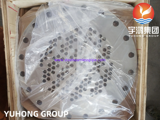 صفحه لوله از فولاد ضد زنگ ساخته شده از ASTM A240 SS316L سفارشی
