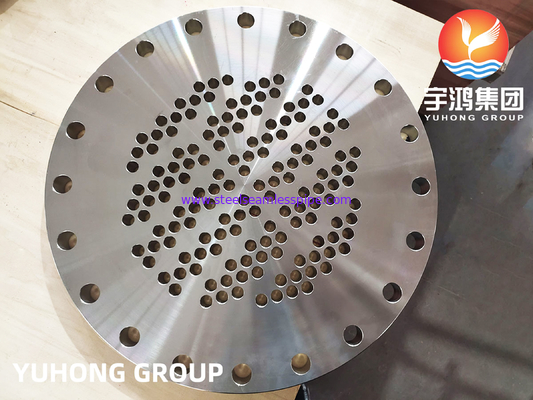 صفحه لوله از فولاد ضد زنگ ساخته شده از ASTM A240 SS316L سفارشی