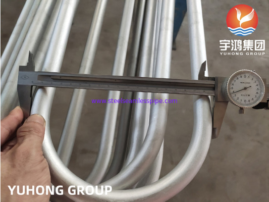 از فولاد ضد زنگ ASTM A213 TP304، TP304L لوله های بدون درز U Bend برای مبادله گرما