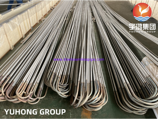 از فولاد ضد زنگ ASTM A213 TP304، TP304L لوله های بدون درز U Bend برای مبادله گرما