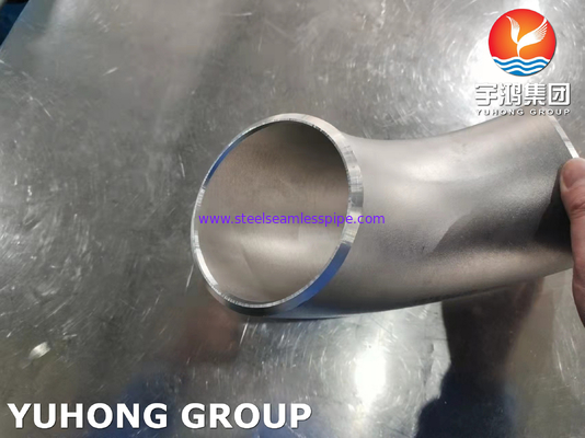 ASTM A403 WP304H فولاد ضد زنگ 90 درجه LR آرنج ASME B16.9